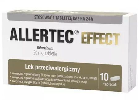 Allertec Effect 20 mg 10 tabletek