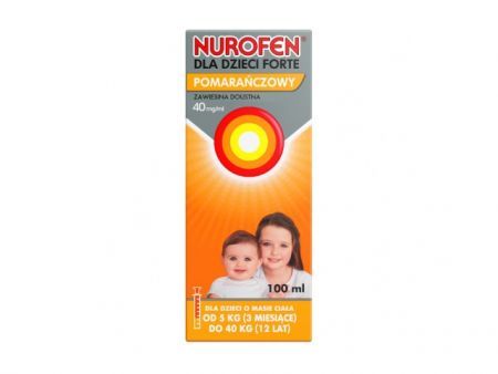 Nurofen dla dzieci Forte pomarańczowy 100 ml