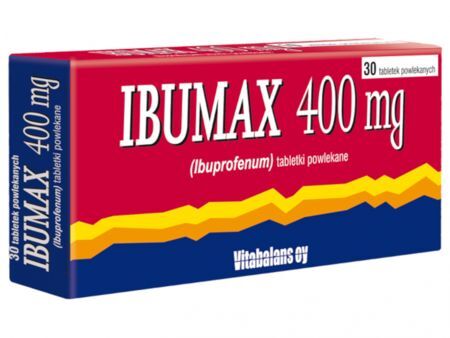 Ibumax 400 mg 30 tabletek powlekanych