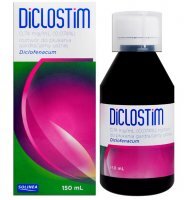 Diclostim 0,74 mg/ml roztwór do płukania jamy ustnej i gardła 150 ml