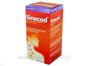 Sinecod syrop 1,5 mg/1ml 100 ml