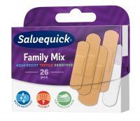 SALVEQUICK Family Mix Plastry 26 sztuk