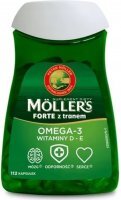 Moller’s Forte z tranem 112 kapsułek