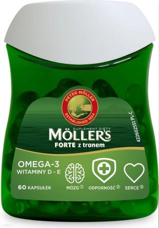 Moller’s Forte z tranem 60 kapsułek