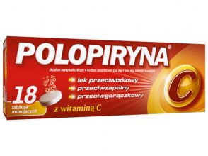 Polopiryna C 18 tabletek musujących