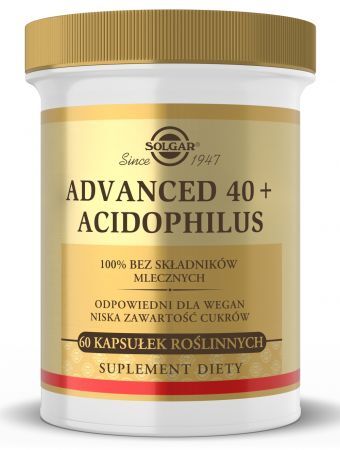 SOLGAR Advanced 40+ Acidophilus 60 kapsułek