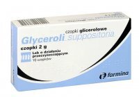 FARMINA Czopki glicerolowe 2 g 10 czopków