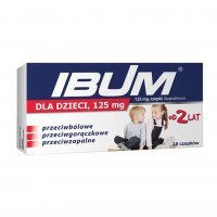 Ibum dla dzieci 125 mg 10 czopków