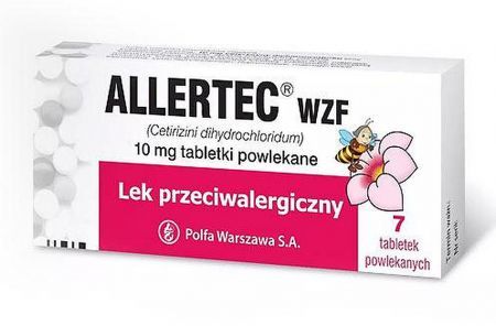 Allertec WZF 0,01 g 7 tabletek powlekanych