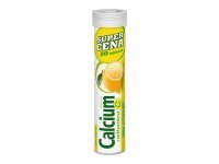 Calcium 300 + witamina C smak cytrynowy 20 tabletek musujących