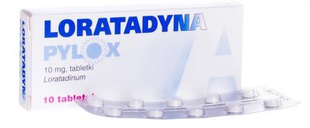Loratadyne Pylox 10 mg 10 tabletek