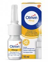 Otrivin Allergy (2,5mg+0,25mg)/ml Areozol do nosa 15 ml
