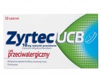 Zyrtec UCB 0,01 g 10 tabletek