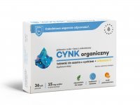 AURA HERBALS Cynk organiczny + witamina C 36 pastylek do ssania