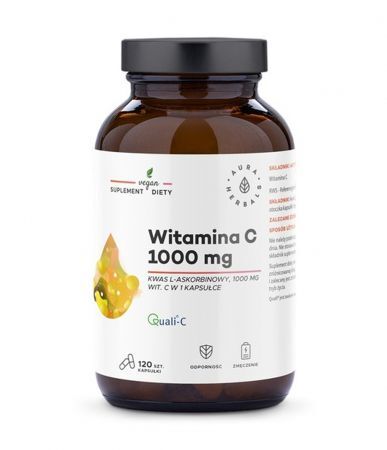 AURA HERBALS Witamina C 1000 mg 120 kapsułek