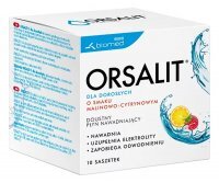Orsalit dla dorosłych 10 saszetek o smaku malinowo - cytrynowym