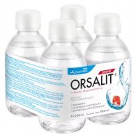 Orsalit Drink nawadniający płyn doustny o smaku truskawkowym 4 x 200 ml