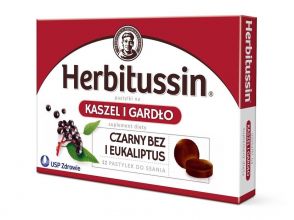 Herbitussin Kaszel i Gardło Pastylki pasty