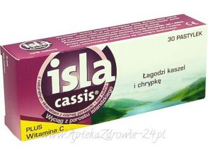Isla -Cassis pastyl. 0,08 g 30 pastyl.