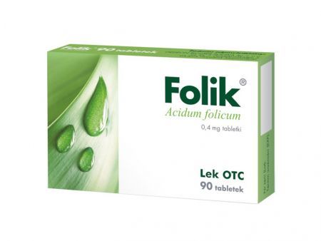 Folik 0,4 mg 90 tabletek