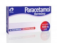 Paracetamol Farmina 125mg 10 czopków