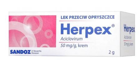 Herpex 50 mg/g krem 2 g