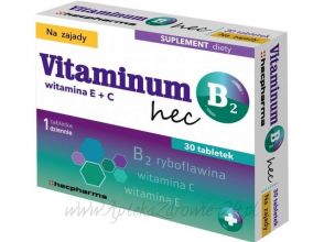 Vitaminum B2 Hec na zajady 30tabl.
