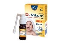 D-Vitum 400 j.m. witamina D dla niemowląt aerozol 6 ml