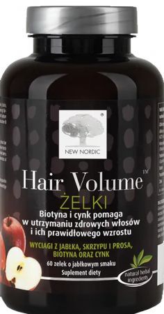 NEW NORDIC Hair Volume Żelki 60 sztuk