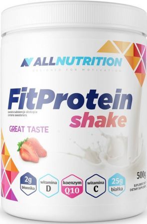 ALLNUTRITION FIT Protein shake truskawka 500g