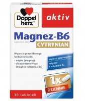 Doppelherz Aktiv Magnez-B6 Cytrynian 30 tabetek