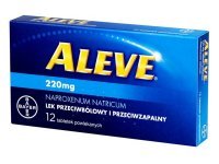 ALEVE 220 mg 12 tabletek