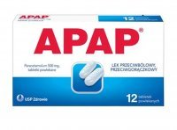 Apap 500 mg 12 tabletek