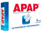 Apap 500 mg 6 tabletek powlekanych