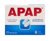 Apap 500 mg 6 tabletek