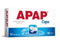 APAP Caps 500 mg 10 kaps.
