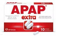 Apap Extra (0,5 g+0,065 g) 10 tabletek