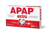 Apap Extra (0,5g+0,065g) 24 tabletki