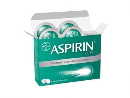 ASPIRIN PRO 500 mg 8 tabletek
