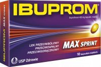 Ibuprom MAX Sprint 400mg 10 kapsułek