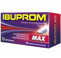 Ibuprom MAX tabl.drażow. 0,4g 48tabl.(bute