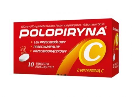 Polopiryna C 10 tabletek musujących