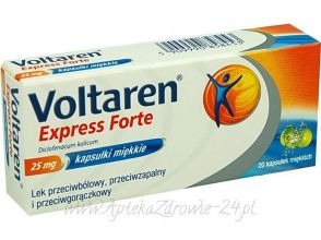 Voltaren Express Forte 20 kaps. 0,025g