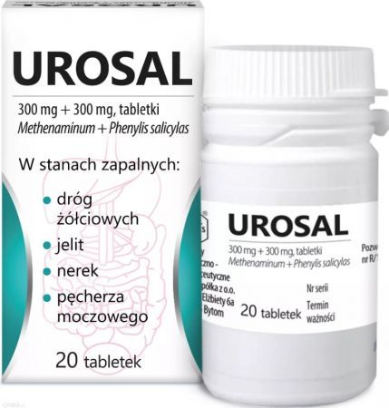 Urosal 20 tabletek