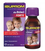 Ibuprom dla Dzieci Forte 200 mg/5 ml zawiesina doustna 100 ml