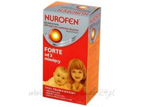 Nurofen dla dzieci Forte truskawkowy 100 ml