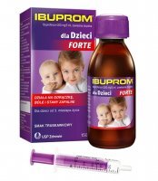 Ibuprom dla Dzieci Forte 200 mg/5 ml zawiesina doustna  150 ml