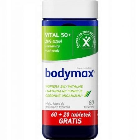 BODYMAX Vital 50+,  60+20 tabletek