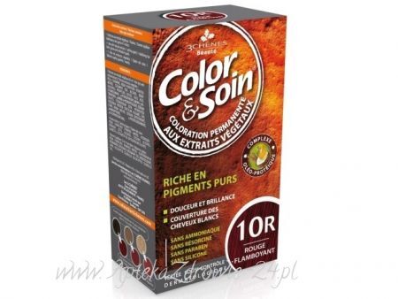 COLOR & SOIN Farba do włosów 10R Intesnywny czerwony 135 ml