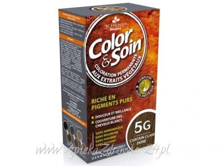 COLOR & SOIN Farba do włosów 5G Jasno-złocisty szatyn 135 ml
